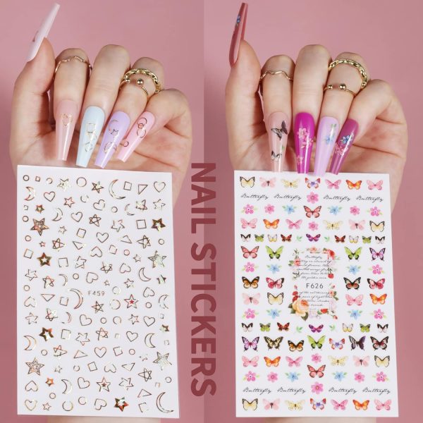 Teenitor Long Fake Nails Kit - 10 Colors Matte & Glossy, 4 Glitter Press On Nails - Image 13
