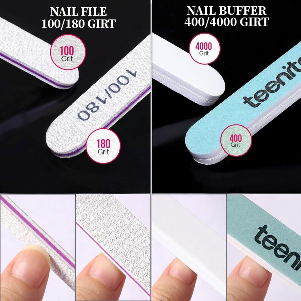 Teenitor Clear Stiletto Nail Tips Full Cover, Long Stiletto Nails Tips For Acrylic Nails, 600pcs Almond Stiletto Shape Fake Nails Tips With Glue, Acrylic Nail Clipper, Nail Stand Clear Glue On Nails - Image 15