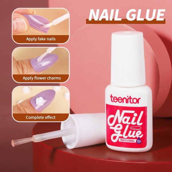 Teenitor Almond Press On Nails, Almond Shape Press On Nails Medium Length, 12 Pack Matte Press On Nails Almond, 12 Color Almond Glue On Nails Press On Almond Fake Nails - Image 27