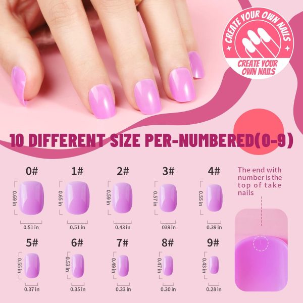 Teenitor Almond Press On Nails, Almond Shape Press On Nails Medium Length, 12 Pack Matte Press On Nails Almond, 12 Color Almond Glue On Nails Press On Almond Fake Nails - Image 29