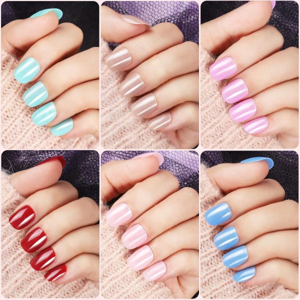 Teenitor Almond Press On Nails, Almond Shape Press On Nails Medium Length, 12 Pack Matte Press On Nails Almond, 12 Color Almond Glue On Nails Press On Almond Fake Nails - Image 32