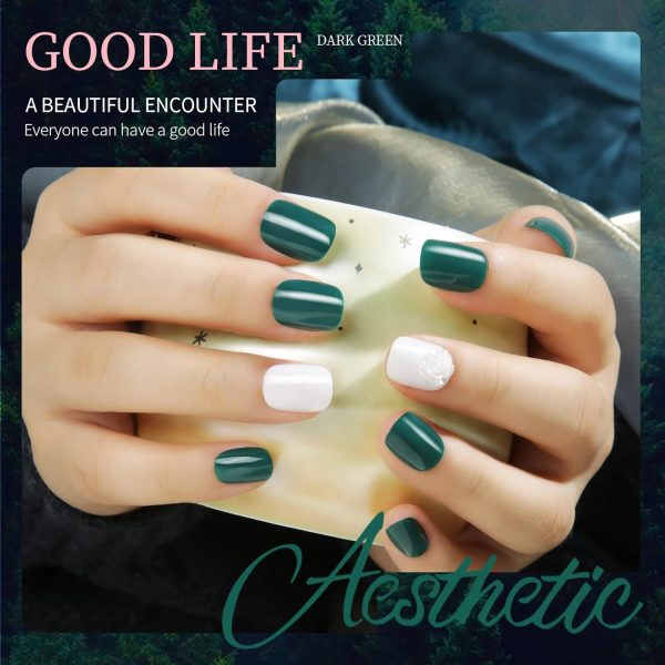 Teenitor Almond Press On Nails, Almond Shape Press On Nails Medium Length, 12 Pack Matte Press On Nails Almond, 12 Color Almond Glue On Nails Press On Almond Fake Nails - Image 33
