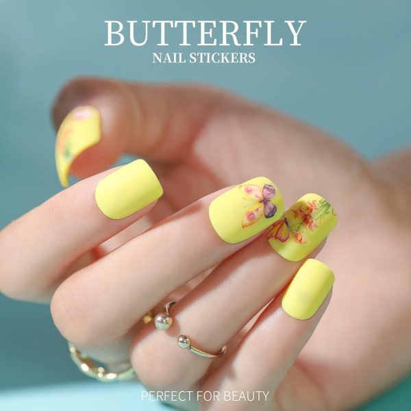 Teenitor Short Oval Press On Nails, 24 Colors Press On Oval Nails, 576pcs Press On Round Fake Nails, 12 Sizes Glue On Nails Short Almond Press On Nails with Nail Glue, Nail Adhesive Tabs - Image 22
